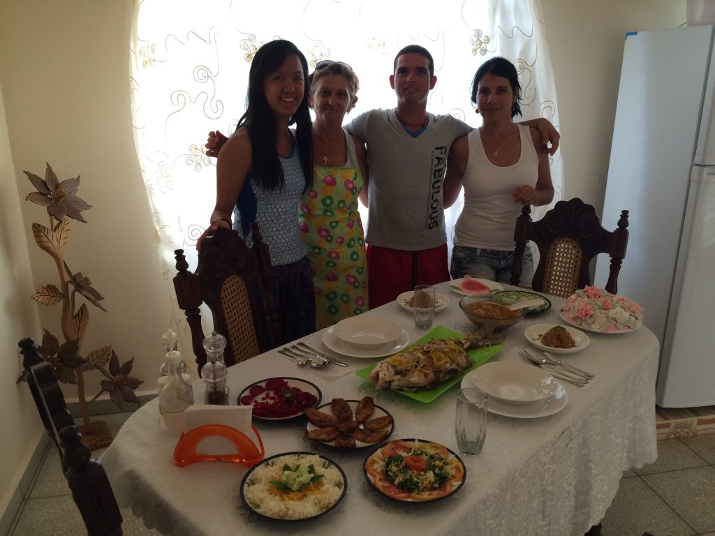 The lovely Marisel, her son, and daughter-in-law