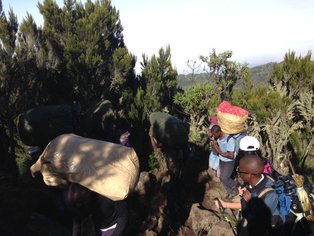 Porters and crew