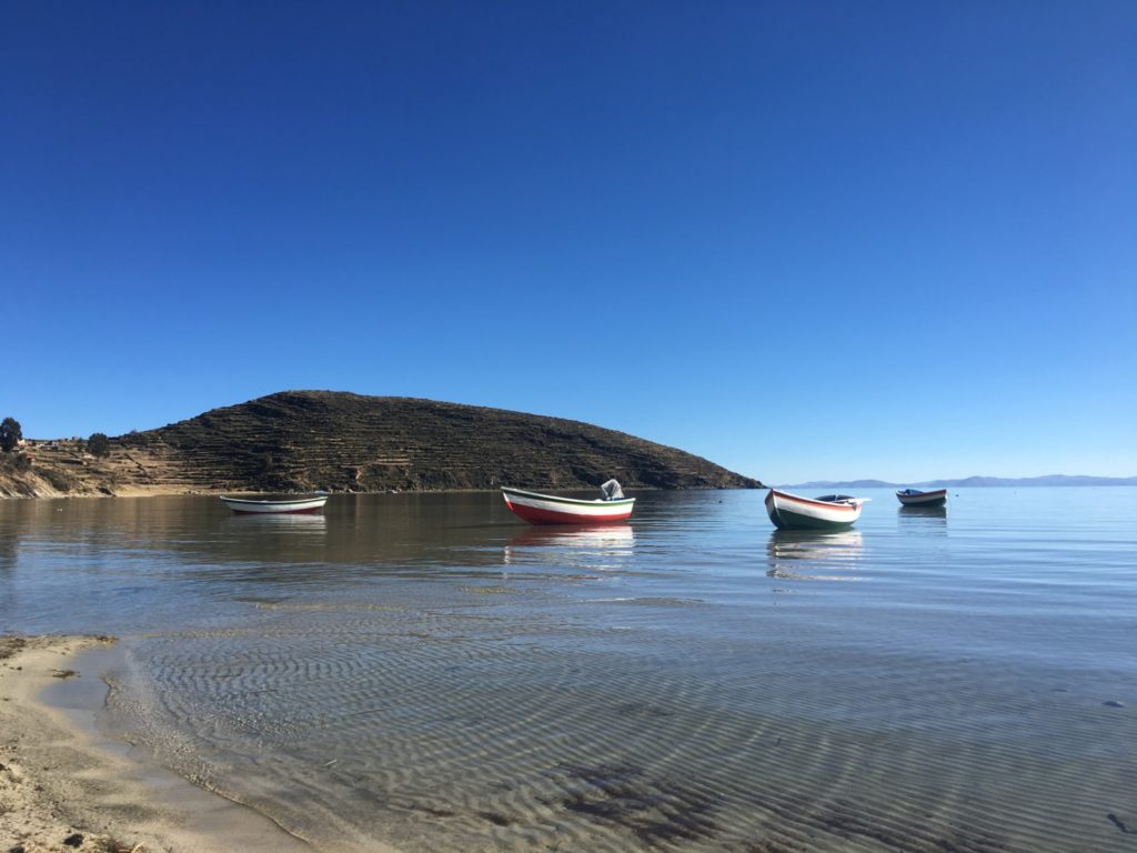 Challapampa beach.